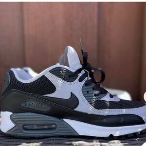 Nike Black and Gray Sneakers with Air Max Cushioning